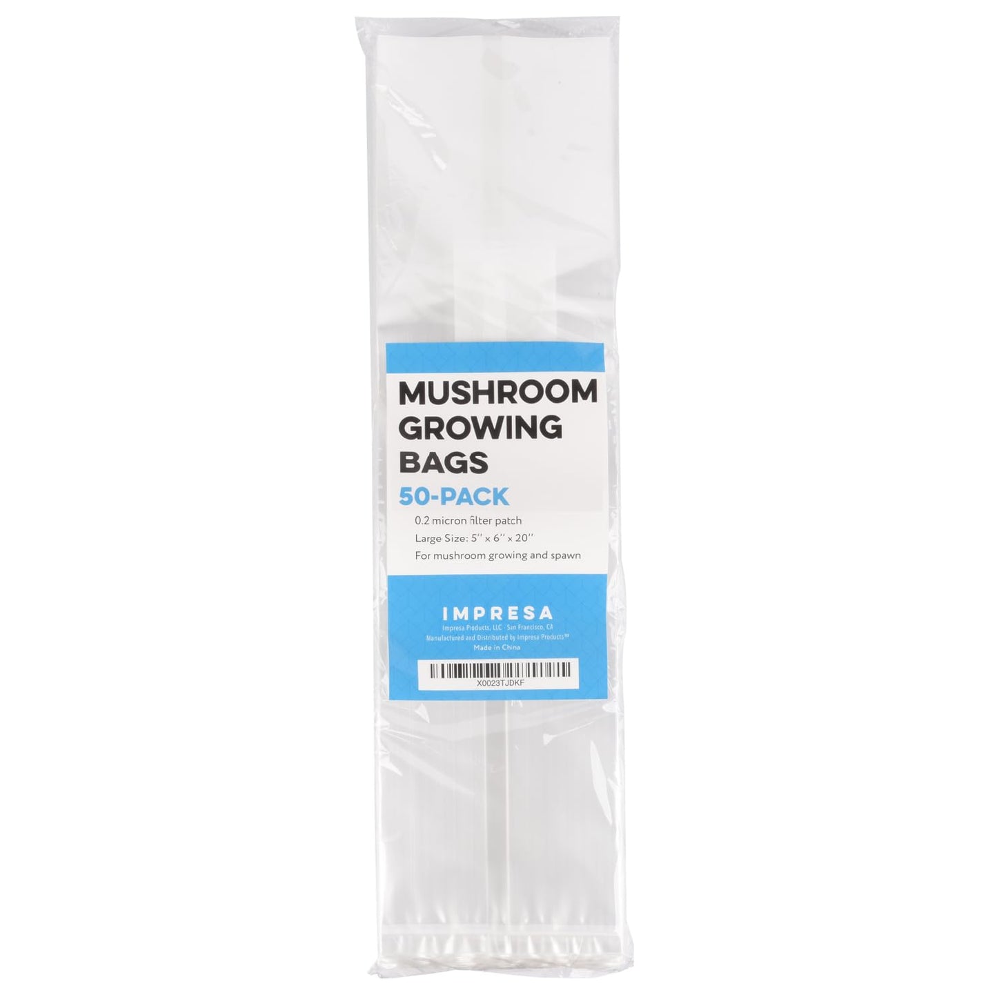 [50 Pack] Mushroom Growing Bags Mushroom Spawn Bags